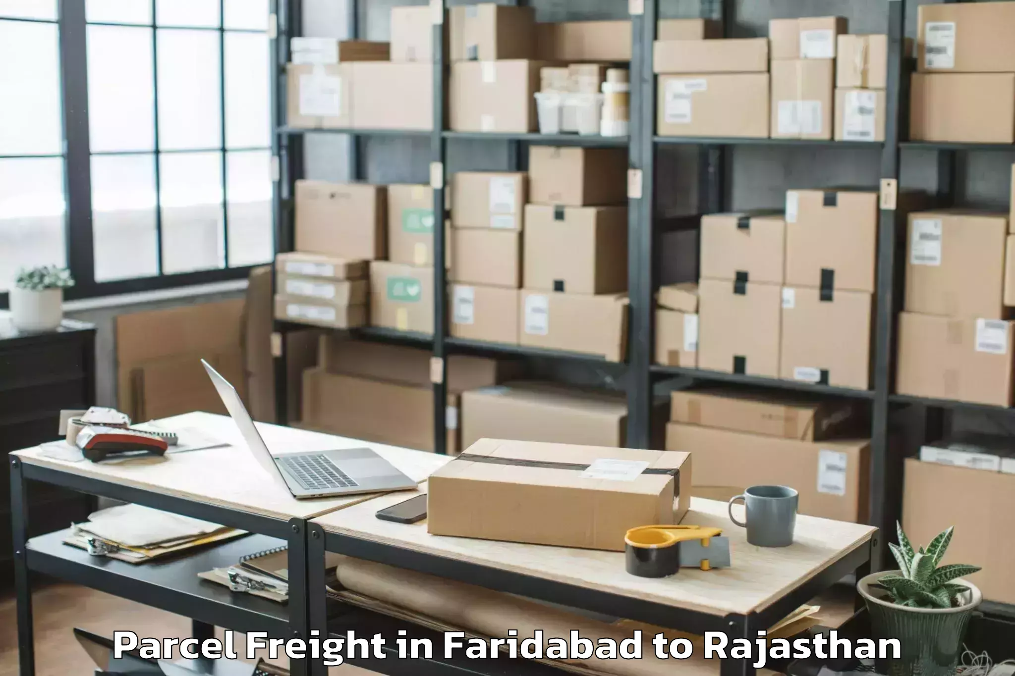 Faridabad to Losal Parcel Freight